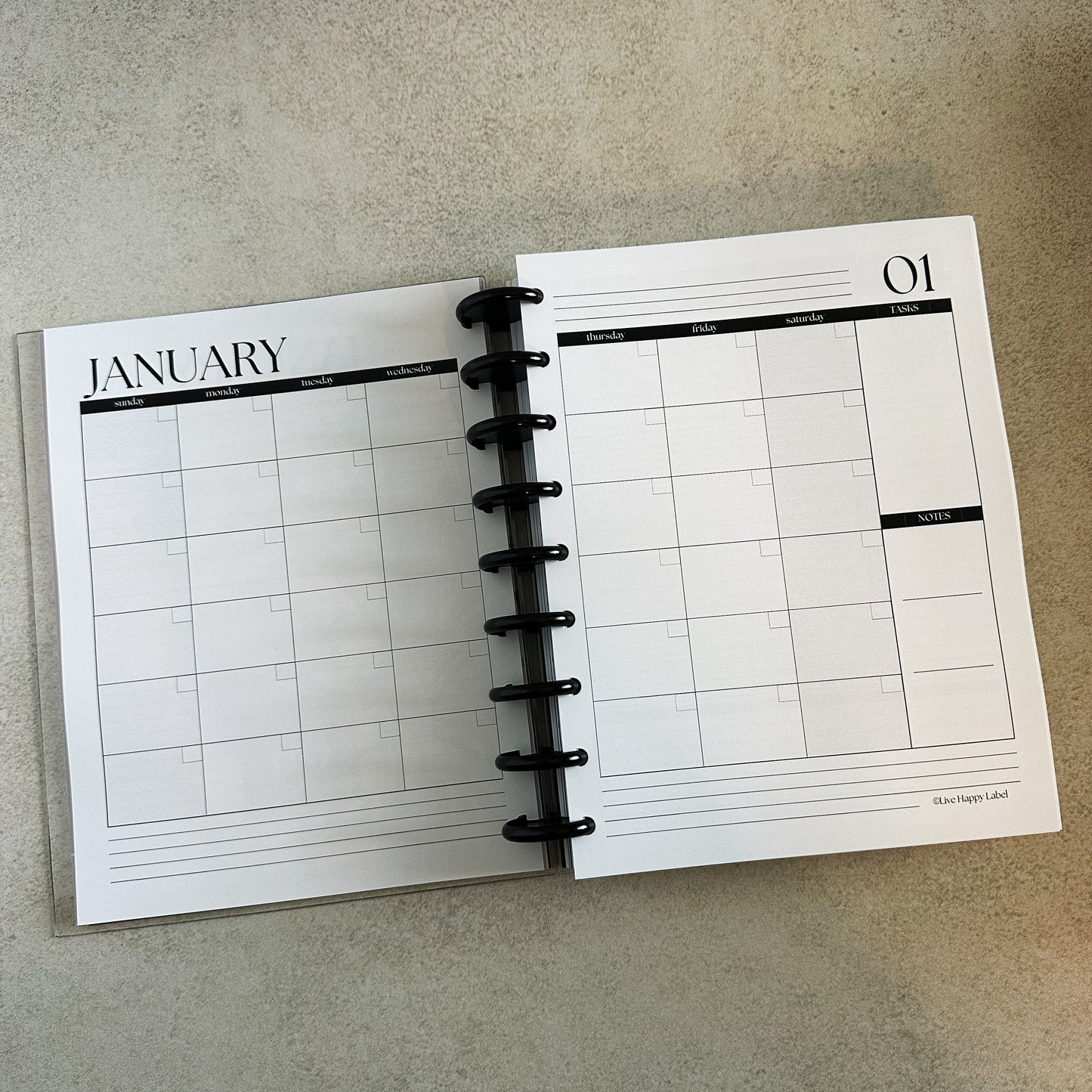 Undated Foundations Planner | Classic Discbound