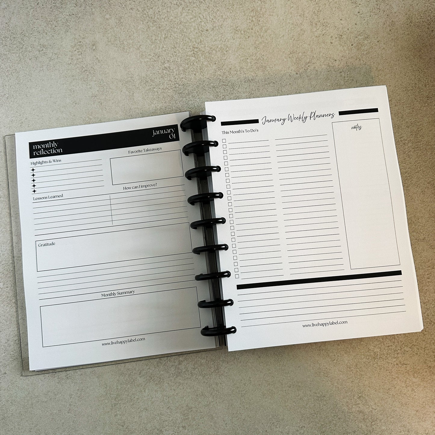 Undated Foundations Planner | Classic Discbound