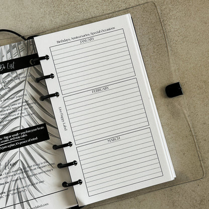 Undated Foundations Planner | Personal, 6-Ring