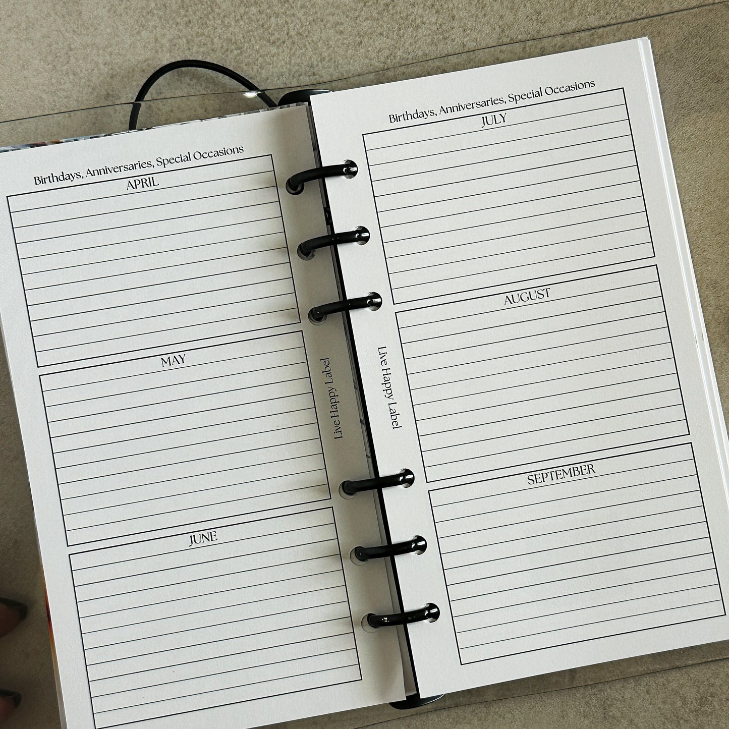 Undated Foundations Planner | Personal, 6-Ring