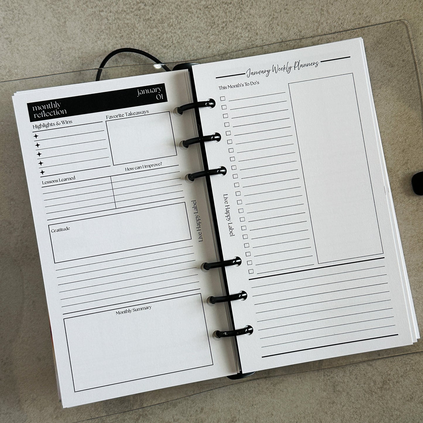 Undated Foundations Planner | Personal, 6-Ring