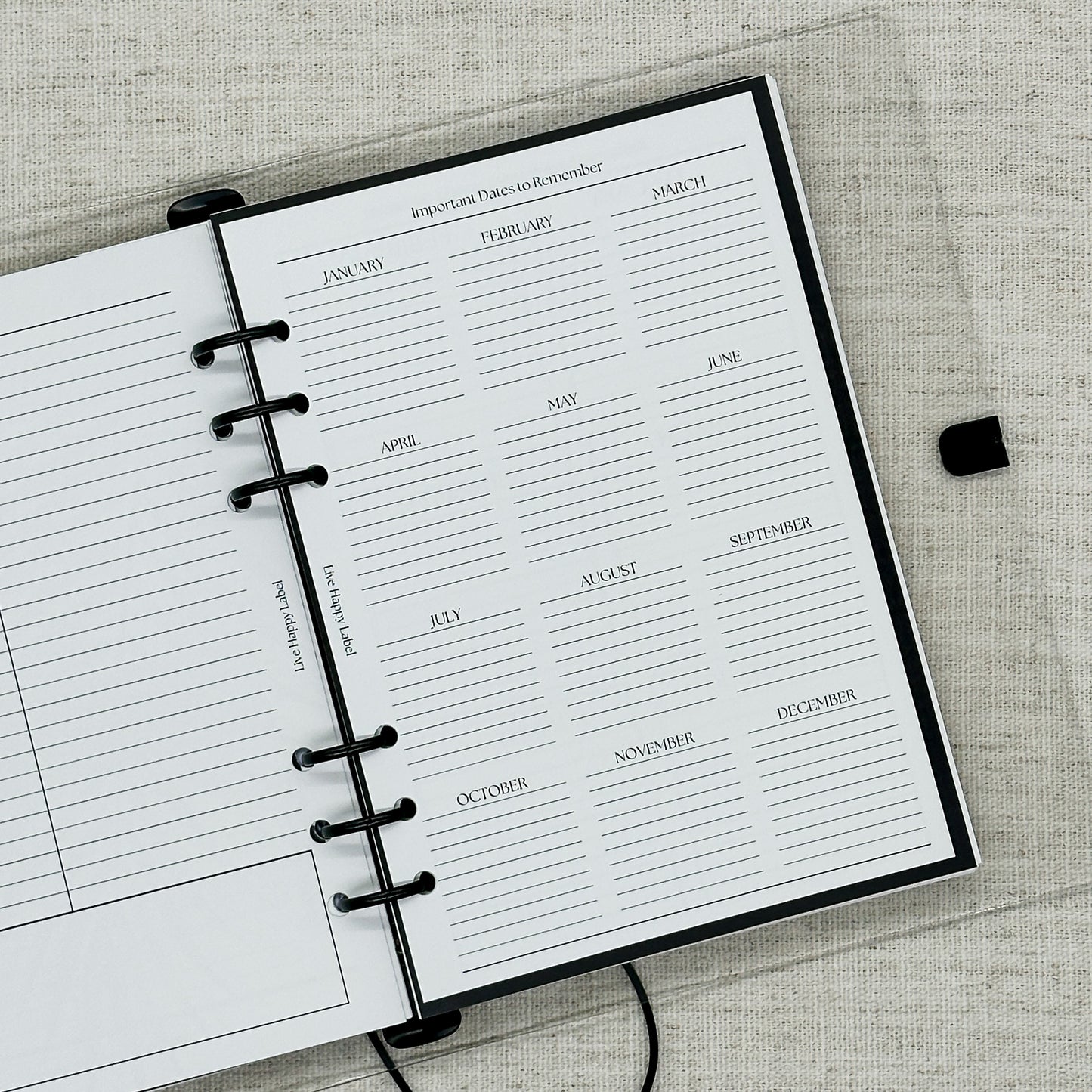 2027 Foundations Planner | A5 6-Hole Ringbound