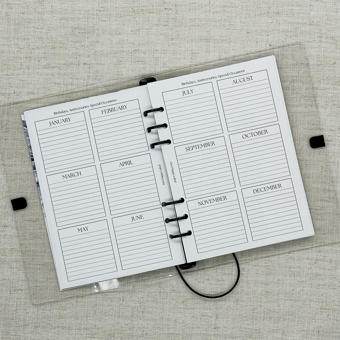 2027 Foundations Planner | A5 6-Hole Ringbound