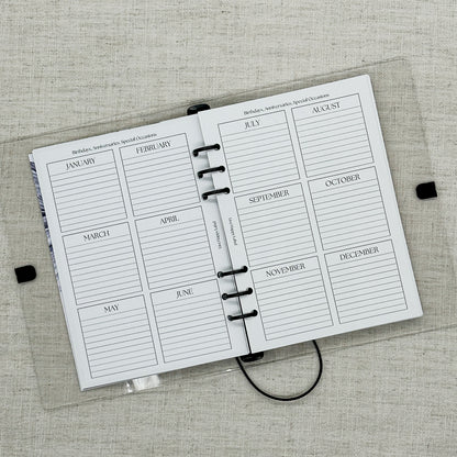 2027 Foundations Planner | A5 6-Hole Ringbound