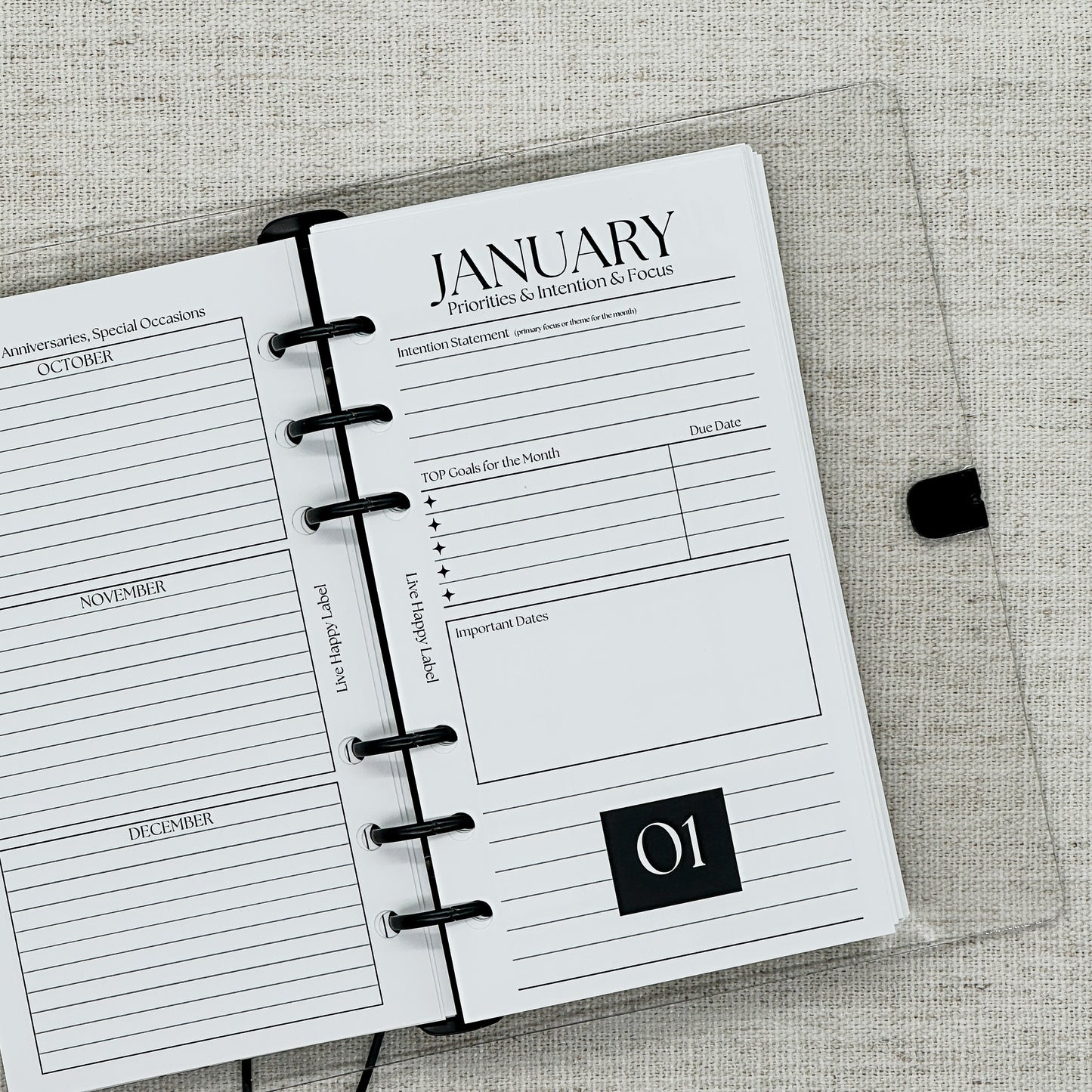 2027 Foundations Planner | Personal 6-Hole Ringbound