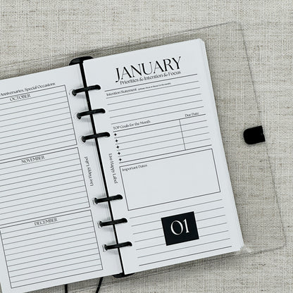 2027 Foundations Planner | Personal 6-Hole Ringbound