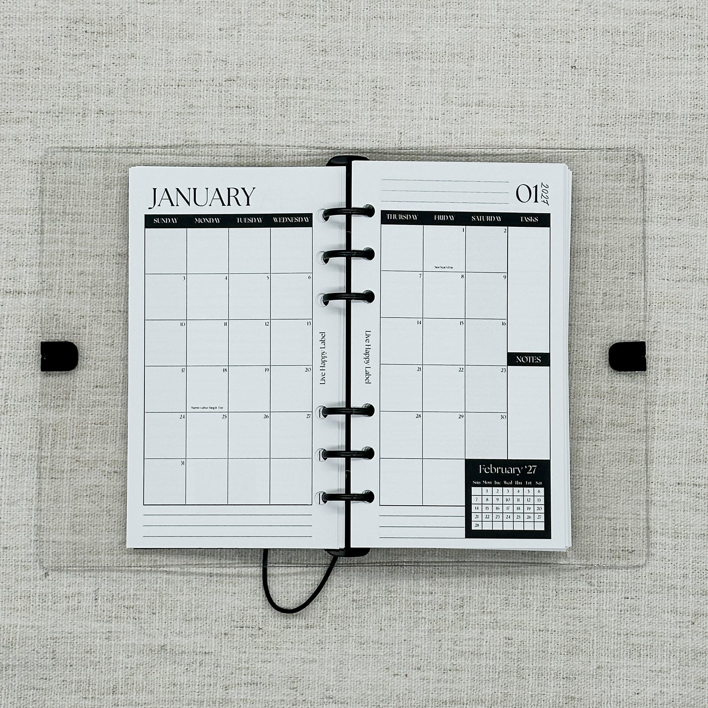 2027 Foundations Planner | Personal 6-Hole Ringbound