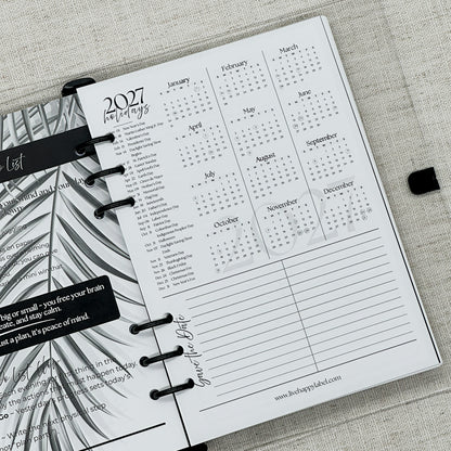 2027 Foundations Planner | A5 6-Hole Ringbound