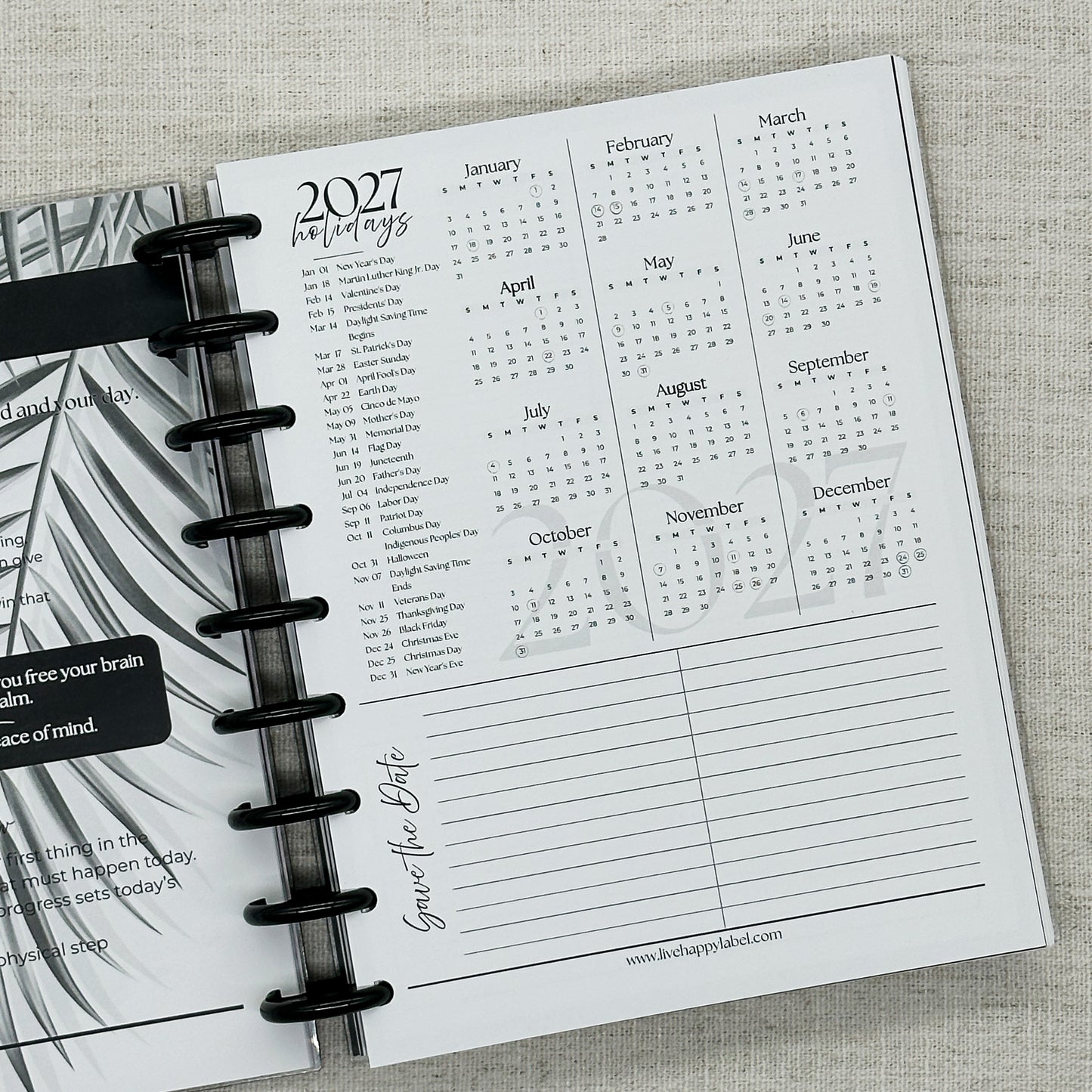 2027 Foundations Planner | Classic Discbound