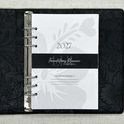 2027 Foundations Planner *Inserts Only* | A5 6-Hole Ringbound