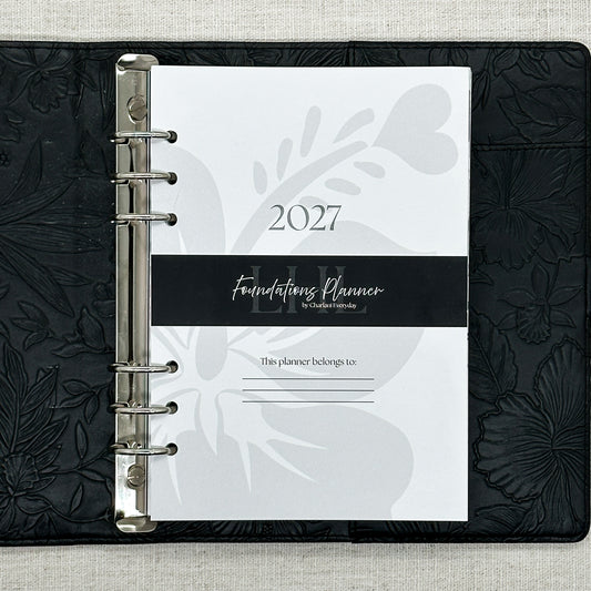 2027 Foundations Planner *Inserts Only* | A5 6-Hole Ringbound