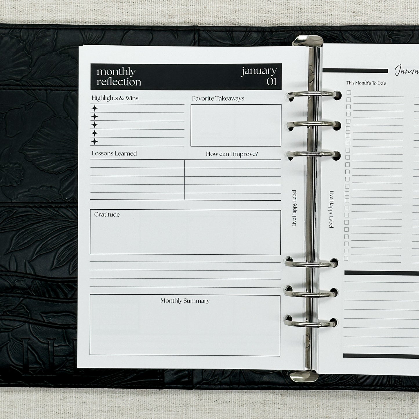 2027 Foundations Planner *Inserts Only* | A5 6-Hole Ringbound
