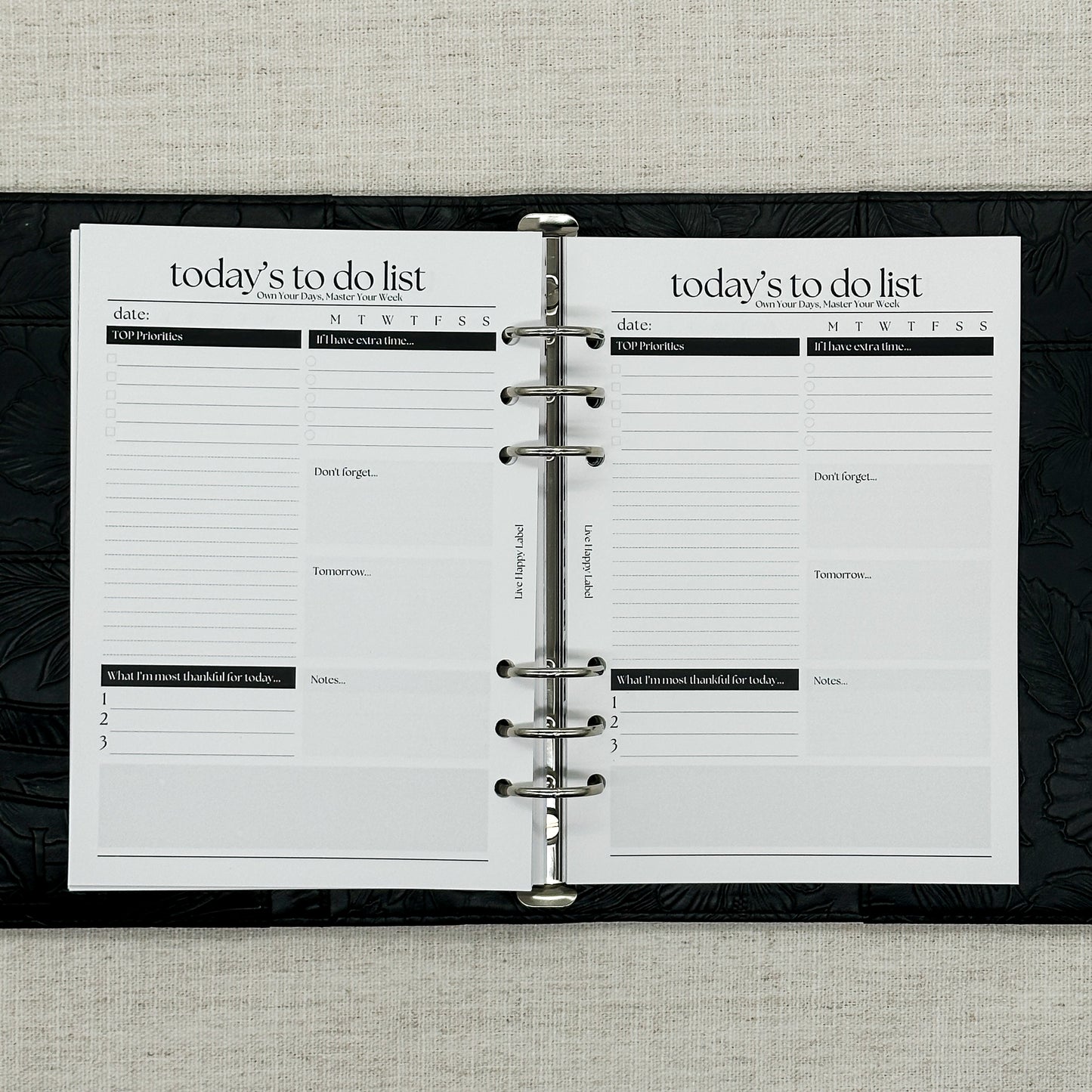 2027 Foundations Planner *Inserts Only* | A5 6-Hole Ringbound