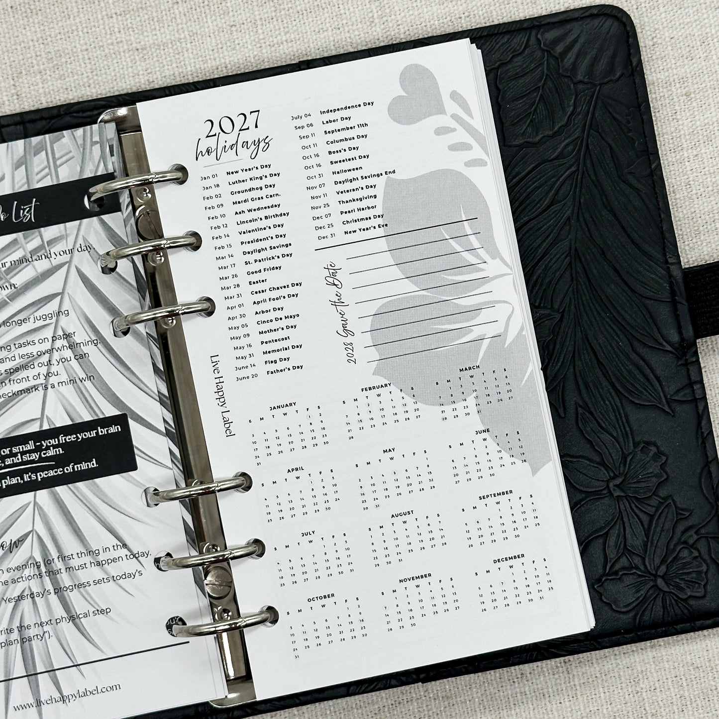 2027 Foundations Planner *Inserts Only* | Personal 6-Hole Ringbound
