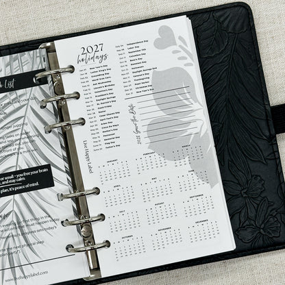 2027 Foundations Planner *Inserts Only* | Personal 6-Hole Ringbound