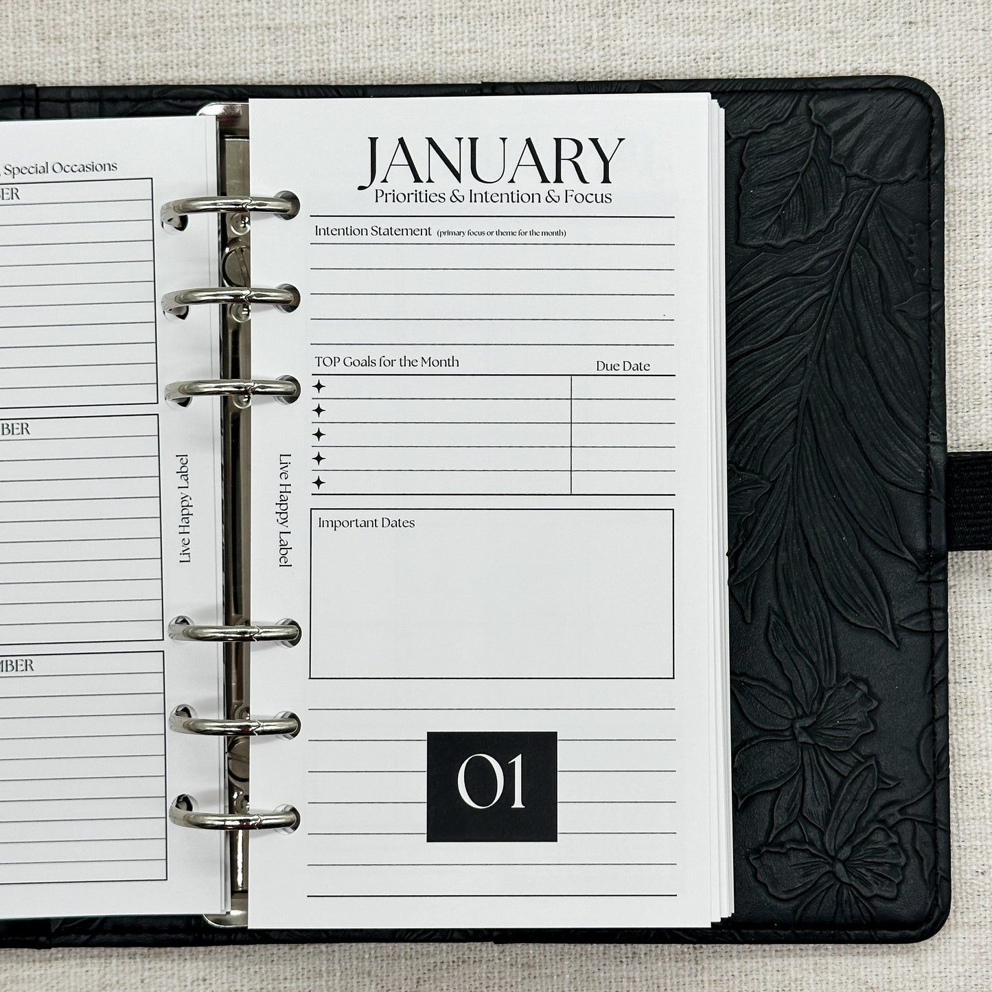 2027 Foundations Planner *Inserts Only* | Personal 6-Hole Ringbound