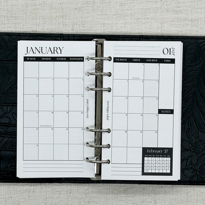 2027 Foundations Planner *Inserts Only* | Personal 6-Hole Ringbound