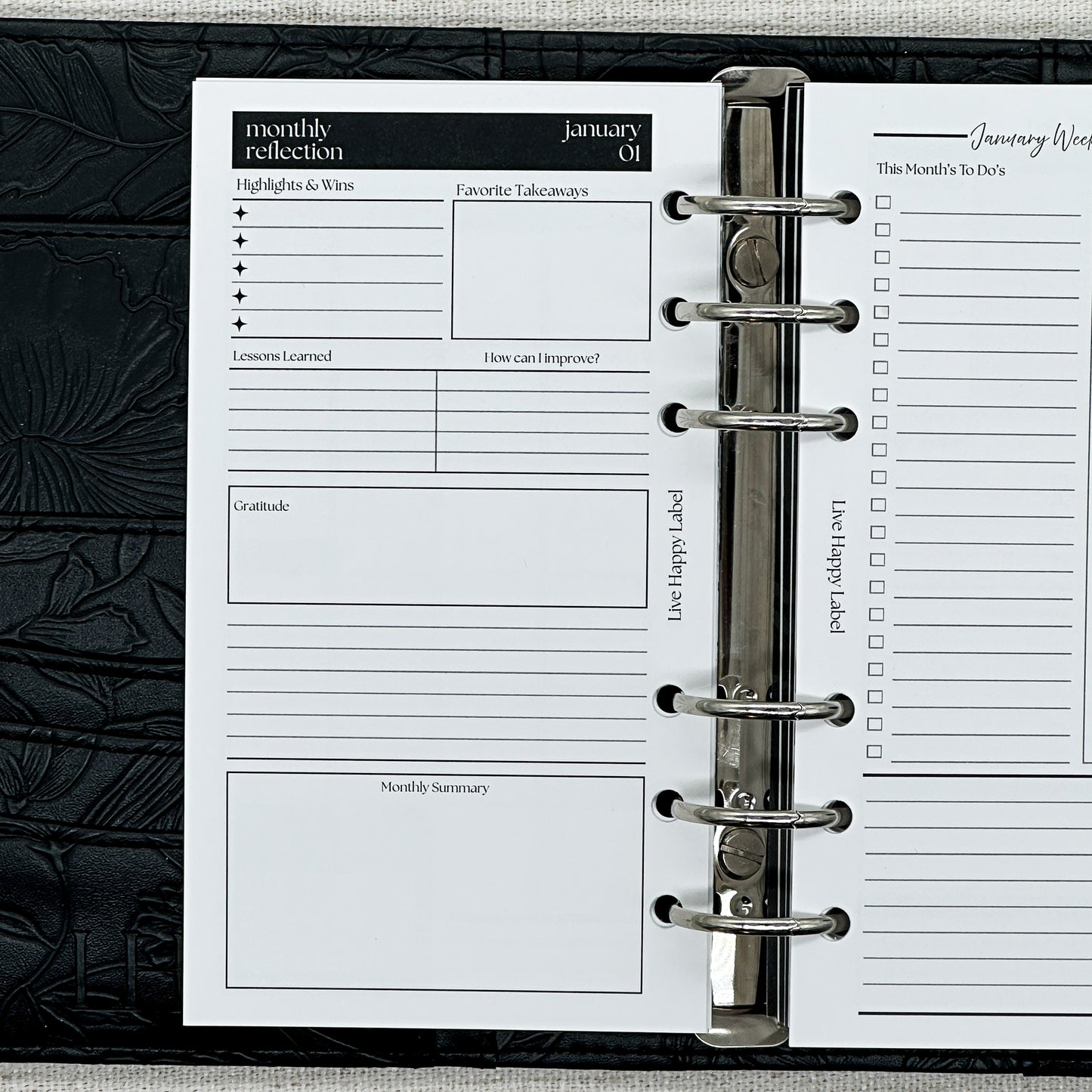 2027 Foundations Planner *Inserts Only* | Personal 6-Hole Ringbound