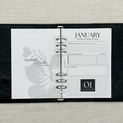 2027 Monthly Calendar  MO2P | A5 6-Hole Ringbound