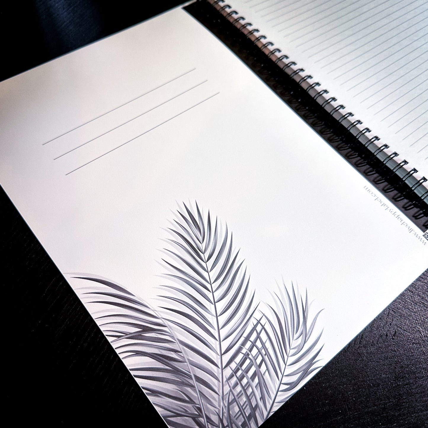 "Pen to Paper" Botanical Flower FLIPbook | Lined Paper ~ 8.5" x 11" *SLIGHTLY IMPERFECT* FBL2