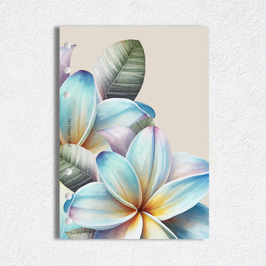 "Island Blooms" 006 Dashboard & Cover | A5, 6-Ring Punch