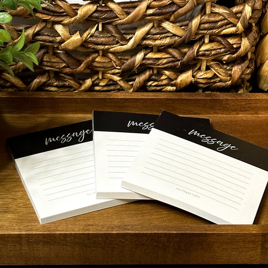 Message | Functional Sticky Notes | 3" x 3"