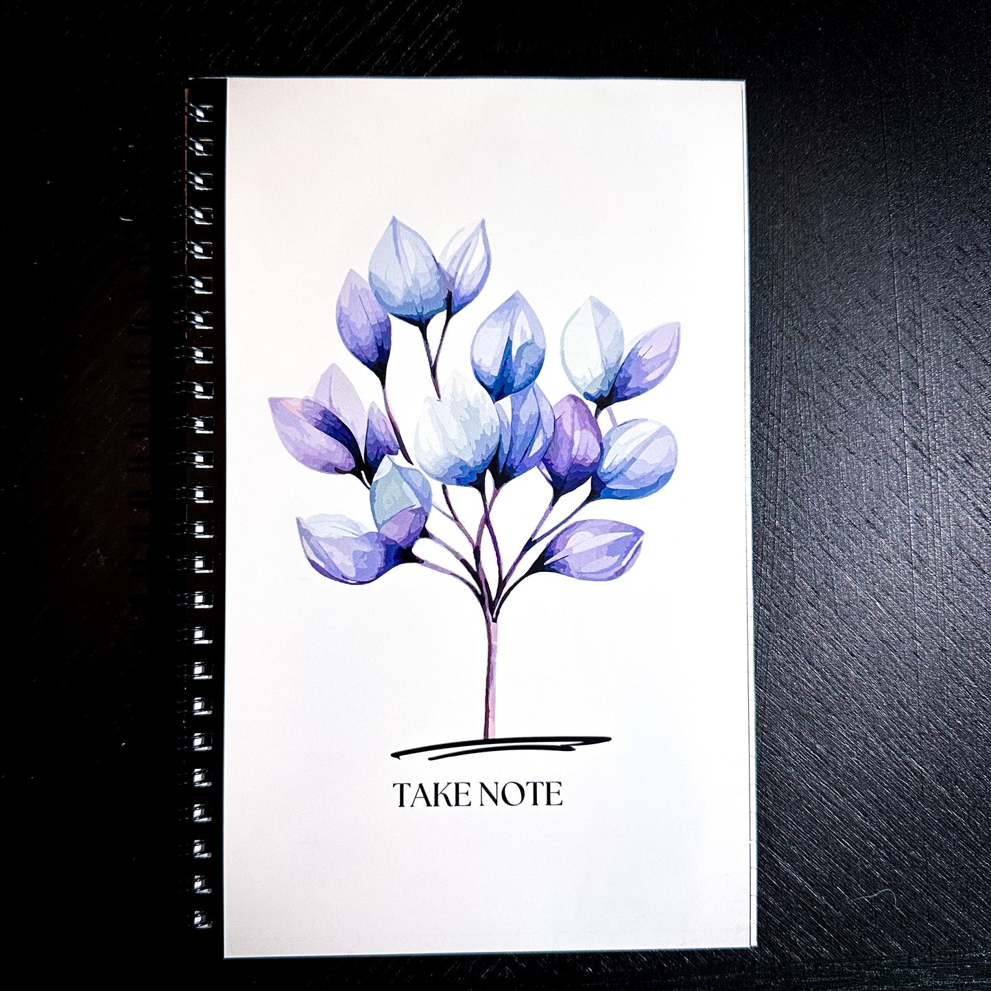 "Take Note" Botanical Leaves Notebook | Lined Paper ~ 5.5" x 8.5"