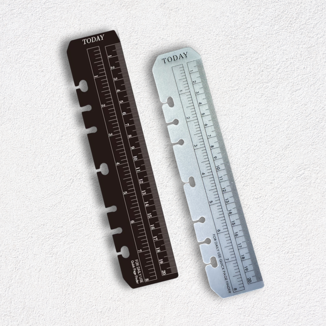 8" Today Page Finder & Ruler | A5