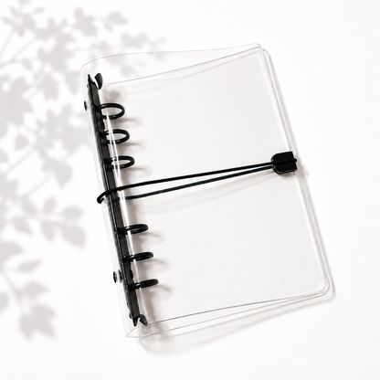 Clear Vinyl Planner Cover | Personal WIDE 6-Ring Binder
