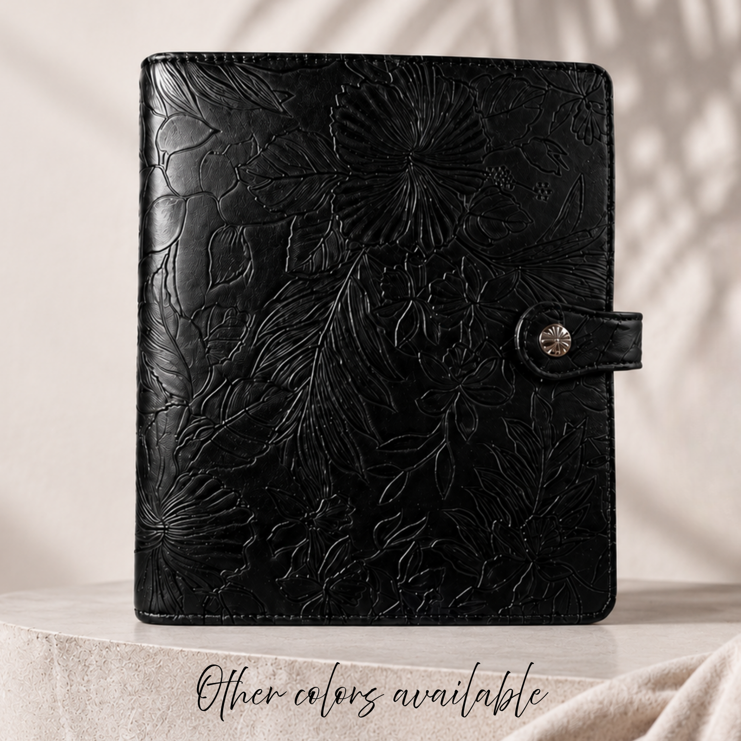 Tropical Bloom ~ Vegan Leather Planner Binder | A5 6-Ring