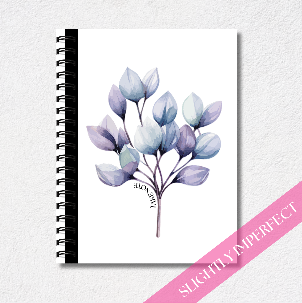 "Take Note" Botanical Leaves FLIPbook | Lined Paper ~ 8.5" x 11" *SLIGHTLY IMPERFECT* FBL1