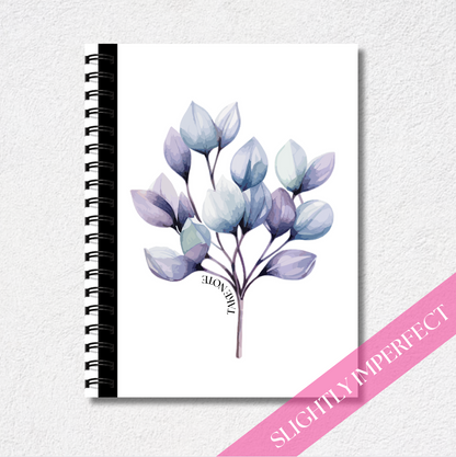 "Take Note" Botanical Leaves FLIPbook | Lined Paper ~ 8.5" x 11" *SLIGHTLY IMPERFECT* FBL1