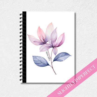 "Take Note" Botanical Leaves FLIPbook | Dot Grid Paper ~ 8.5" x 11" *SLIGHTLY IMPERFECT* FBG5