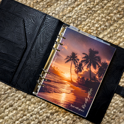 "Rise with Gratitude" Dashboard & Cover | A5, 6-Ring Punch