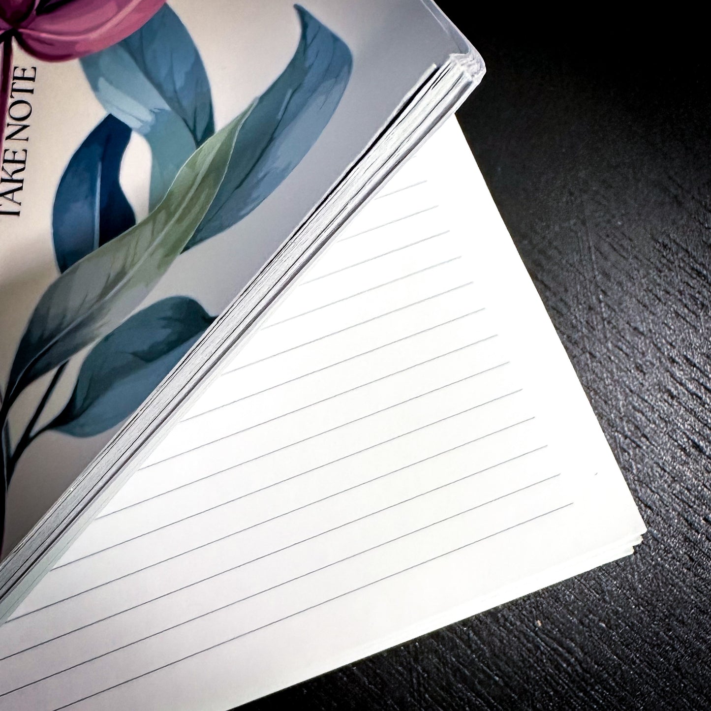 "Take Note" Botanical Flower FLIPbook | Lined Paper ~ 8.5" x 11" *SLIGHTLY IMPERFECT* FBL3