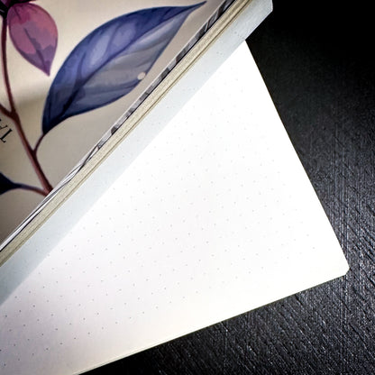 "Take Note" Botanical Leaves FLIPbook | Dot Grid Paper ~ 8.5" x 11" *SLIGHTLY IMPERFECT* FBG5