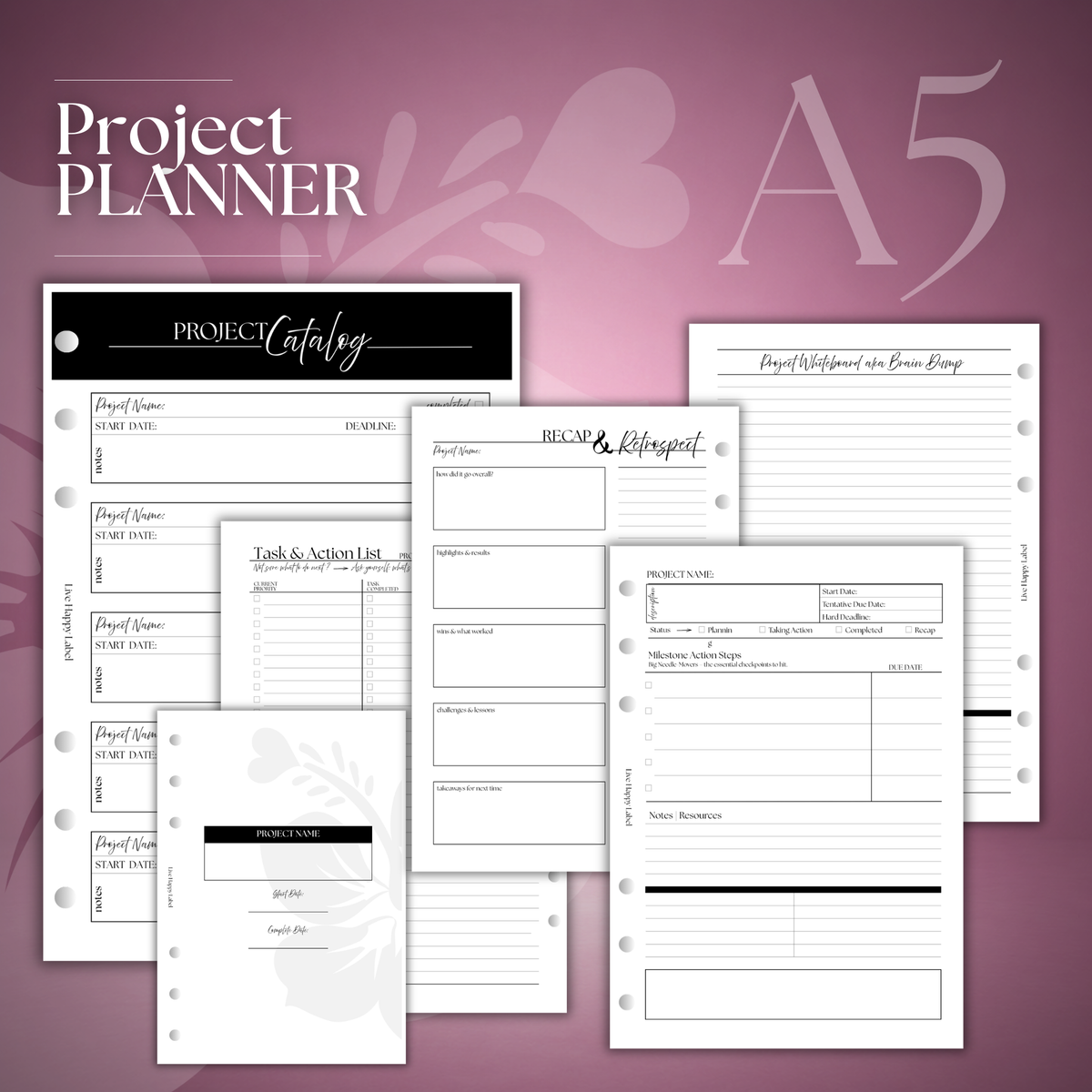 Project Planner | A5, 6-ring