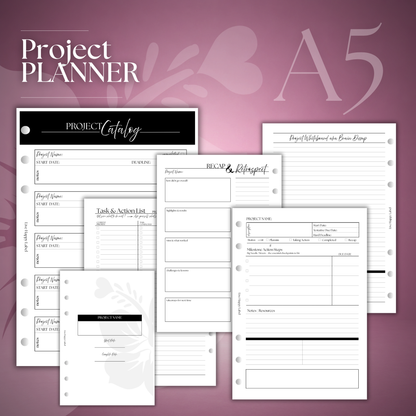 Project Planner | A5, 6-ring