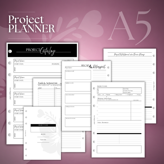 Project Planner | A5, 6-ring