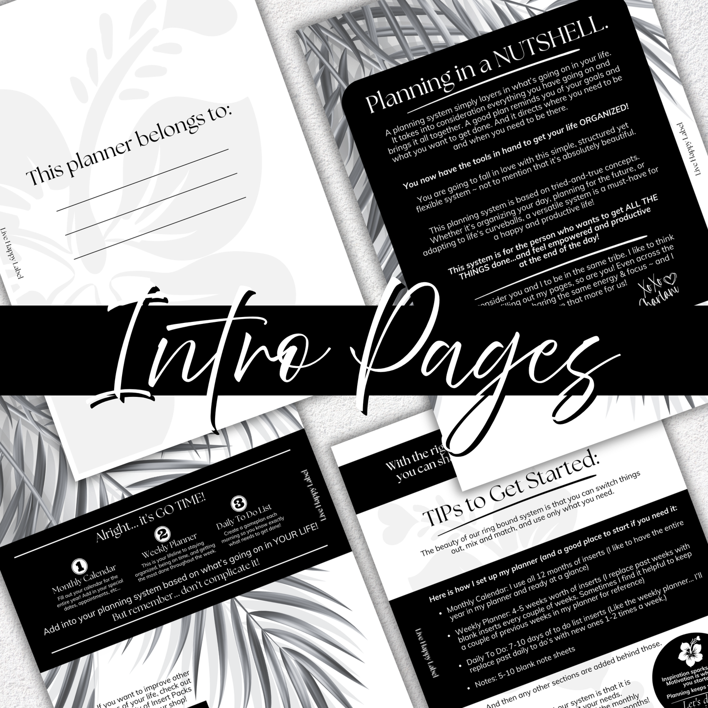 Undated "Time Block" FOUNDATIONS Essentials Bundle | A5, 6-ring Punch