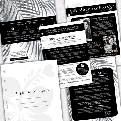 Undated "Time Block" FOUNDATIONS Essentials Bundle | A5, 6-ring Punch