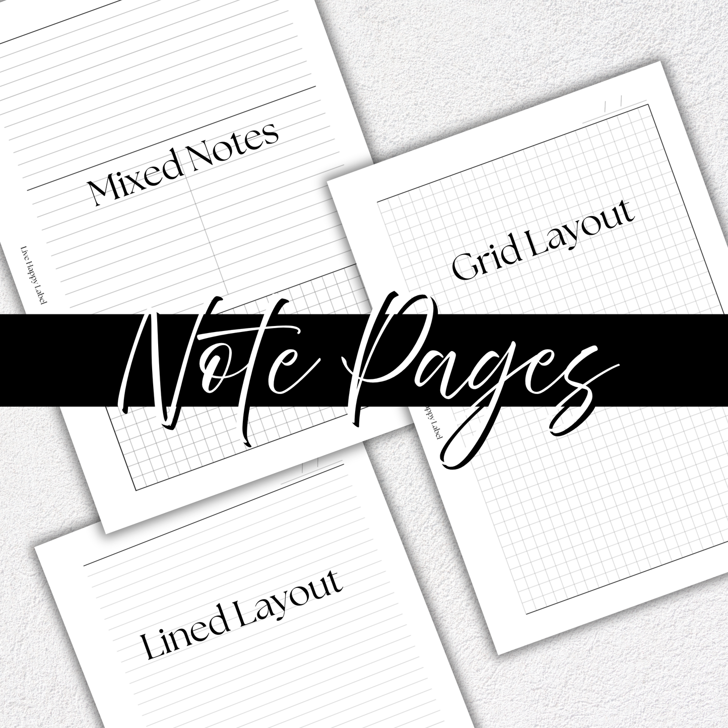 Undated "Time Block" FOUNDATIONS Essentials Bundle | A5, 6-ring Punch