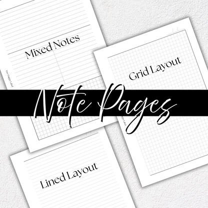 Undated "Time Block" FOUNDATIONS Essentials Bundle | A5, 6-ring Punch