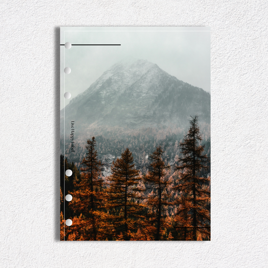 "Twilight Pines" Dashboard & Cover | A5, 6-Ring Punch