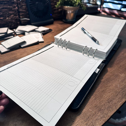 2026 Fold-Out Yearly Calendar | A5, 6-ring