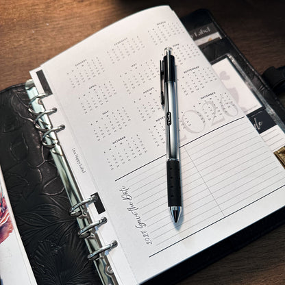 2026 Fold-Out Yearly Calendar | A5, 6-ring