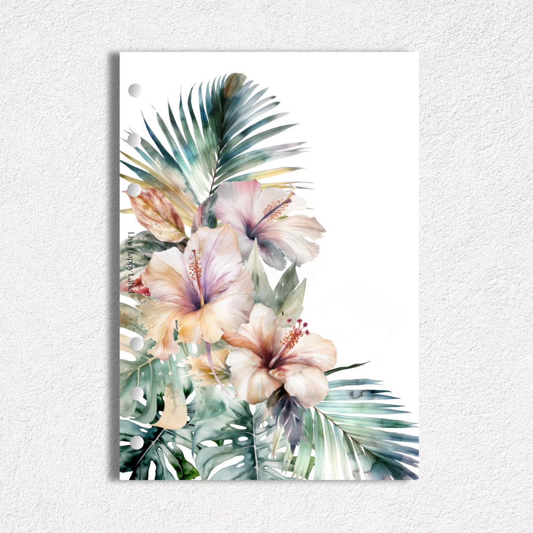 Tropical Haze Dashboards & Covers | Set of 5 | A5, 6-Ring Punch