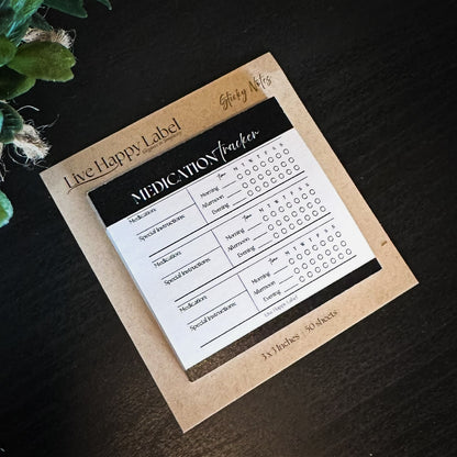 Medications Tracker | Functional Sticky Notes | 3" x 3"
