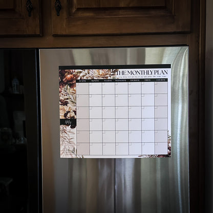 The Monthly Plan – Oversized Monthly Wall, Desk & Fridge Calendar | Lana Collection