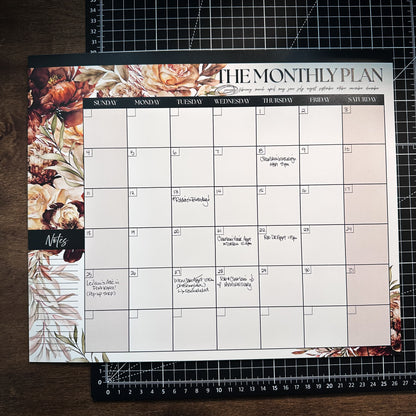 The Monthly Plan – Oversized Monthly Wall, Desk & Fridge Calendar | Lana Collection
